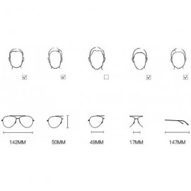 Round Polarized men's and women's sunglasses European and American retro round sunglasses sunglasses - E - C318Q6ZMX62 $27.86