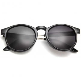 Oversized Retro Round Sunglasses Women Men Brand Design Transparent Female Sun glasses - 3 - CK18W4EC7R7 $26.24