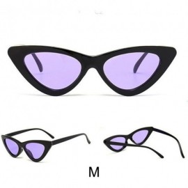 Cat Eye Women Fashion Cat Eye Sunglasses Integrated UV Protection Glasses Kari-4 - M - CG18TSCR4NM $18.87