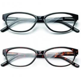 Round Newbee Fashion Cateye Clear Lens Glasses for Women Cat Eyes Frame with Spring Hinge - C018ECHT2I6 $22.24