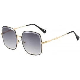 Sport Sunglasses Ladies Personality Street Shot Cut-Edged Square Sunglasses - 4 - C61907RC0I0 $59.96