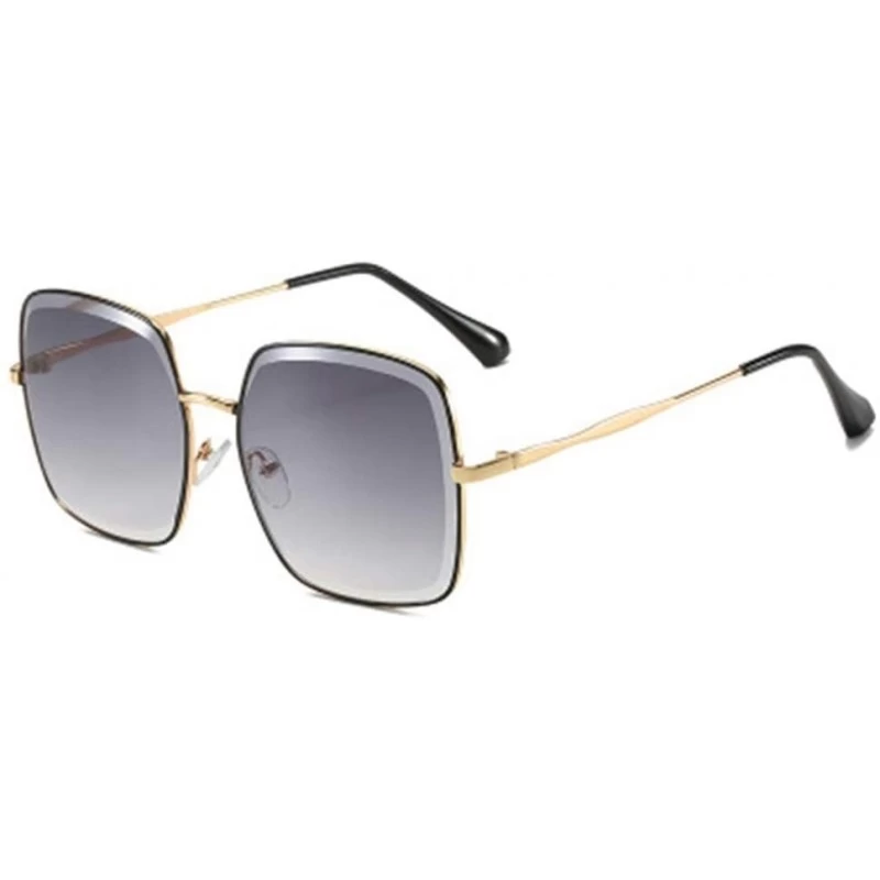 Sport Sunglasses Ladies Personality Street Shot Cut-Edged Square Sunglasses - 4 - C61907RC0I0 $59.96