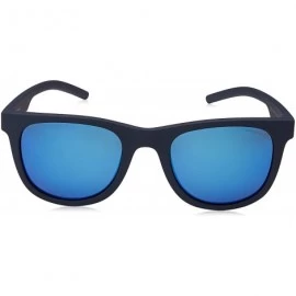 Rectangular Pld7020/S Rectangular Sunglasses - Blue - C8185AUIILC $34.64