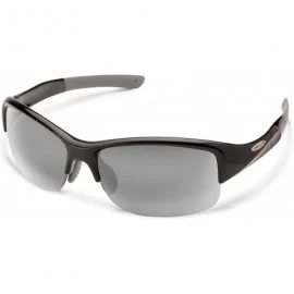Rimless Torque Sunglasses - Black - C31875CEU8K $35.53