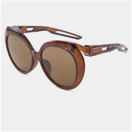 Oversized Hollow Out Legs Oversized Round Sunglasses for Women and Men UV400 - C5 - CK198CALH25 $22.16