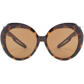 Oversized Hollow Out Legs Oversized Round Sunglasses for Women and Men UV400 - C5 - CK198CALH25 $9.16