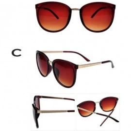 Oversized Sunglasses for Women Cat Eye Vintage Sunglasses Retro Oversized Glasses Eyewear - C - C118QMWSNG2 $10.41