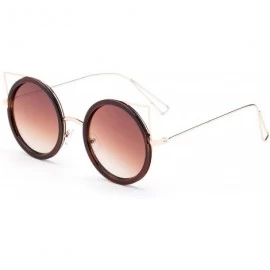 Oversized Karina" - New Cateye Design Fashion Sunglasses Translucent Unique Oversized Sunglasses for Women - CC17YDOQ2MG $11.00