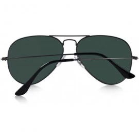 Aviator Classic Men Polarized sunglass Pilot Sunglasses for Women 58mm S8025 - Gray&g15 - C618DLS54G5 $10.21