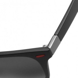 Round Unisex HD TAC Polarized Aluminum Sunglasses Vintage Sun Glasses UV400 Protection For Men/Women - A - CF198O3XU4D $35.84