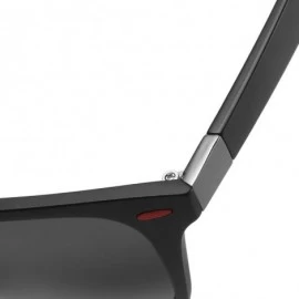 Round Unisex HD TAC Polarized Aluminum Sunglasses Vintage Sun Glasses UV400 Protection For Men/Women - A - CF198O3XU4D $31.72