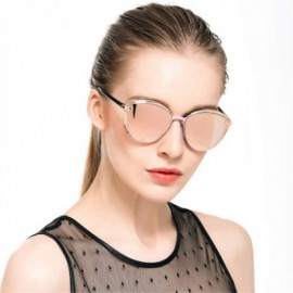 Goggle Polarized Sunglasses Women's Style Metal Dazzle Color Classic Retro Designer UV400 Sun Glasses Vintage 0824 - C618XA7M...