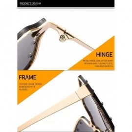 Goggle OVERSIZED Fashion Sunglasses-Gradient Shades Glasses Unisex-Polarized-Rimless - G - CY1905XZ6QQ $29.68