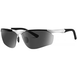 Wayfarer Men's Polarized Sports Sunglasses for men Driving Cycling Fishing Golf Running Metal Frame Sun Glasses - CE1963Z8XX7...