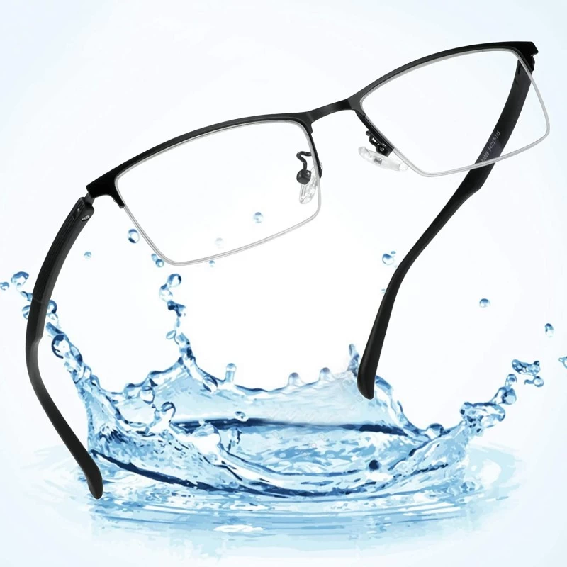 Rimless Transparent Headaches Eyestrain Magnification - Eyewear_black - CS18Q6T4CWS $28.12
