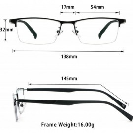 Rimless Transparent Headaches Eyestrain Magnification - Eyewear_black - CS18Q6T4CWS $28.12