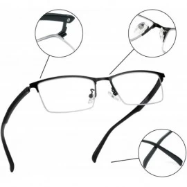 Rimless Transparent Headaches Eyestrain Magnification - Eyewear_black - CS18Q6T4CWS $28.12