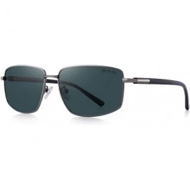 Square Men Oversized HD Polarized Sunglasses for Men Driving TR90 Legs UV400 Protection Sun glasses - G15 - CJ18XG7QMKT $30.70