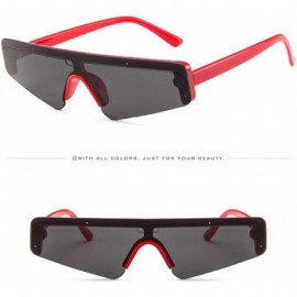 Sport Sunglasses for Women Men - Fashion UV Protection Vintage Glasses Irregular Frame Eyewear - B - CR18O9U9WL9 $9.23