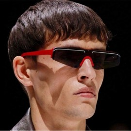 Sport Sunglasses for Women Men - Fashion UV Protection Vintage Glasses Irregular Frame Eyewear - B - CR18O9U9WL9 $9.23