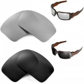 Sport New WL Polarized Titanium+Black Replacement Lenses Oil Drum II Sunglasses - CS11KG18PVV $24.72