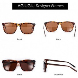 Round Oversized Square Aviator Polarized Sunglasses Style with Big Unbreakable Frame and Anti-glare Lens G01 - CJ18UQMKQHC $2...