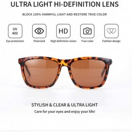 Round Oversized Square Aviator Polarized Sunglasses Style with Big Unbreakable Frame and Anti-glare Lens G01 - CJ18UQMKQHC $2...