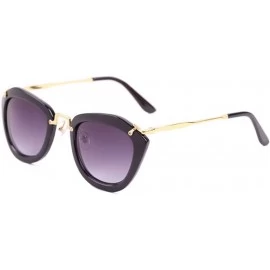 Butterfly Beyonce Sunglasses Amazing Designed Frame Cateye Lens 53mm - Black/Grey - C01218U44UJ $24.11