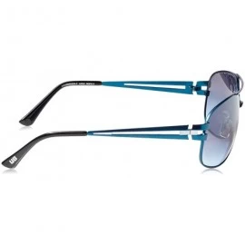 Shield Men's U932 Aviator Sunglasses- 62 mm - Matte Blue/Silver - CM1296VPIV1 $26.61