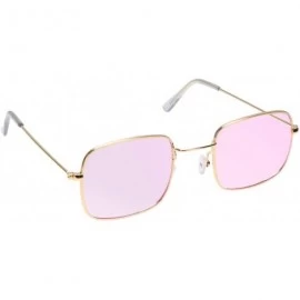 Square Sunglasses Retro Square Frame Sunglasses Creative Eyeglasses Decorative Party Glasses for Female Women (Purple) - C419...