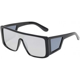 Rectangular Fashion Men Women Irregular Shape Sunglasses Glasses Vintage Retro Style Luxury Accessory (Multicolor) - C7195N23...