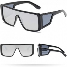 Rectangular Fashion Men Women Irregular Shape Sunglasses Glasses Vintage Retro Style Luxury Accessory (Multicolor) - C7195N23...