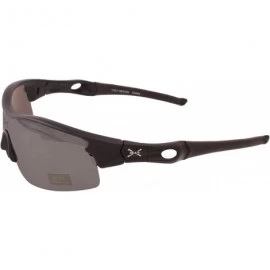 Sport Fashion Sports Half Frame Sunglasses for Baseball Cycling Fishing Golf TZ284 - Black - CJ180OOL9DT $12.55