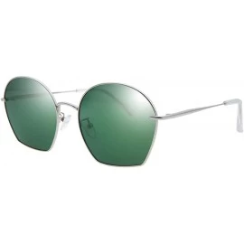 Aviator Men's Polarized Stainless Steel Frame Sunglasses - Gradient Sunglasses Lightweight Frame - D - CN18RYE5ELQ $44.67