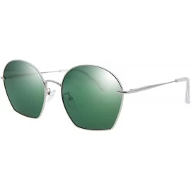 Aviator Men's Polarized Stainless Steel Frame Sunglasses - Gradient Sunglasses Lightweight Frame - D - CN18RYE5ELQ $88.16