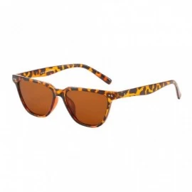 Rimless Women Vintage Sunglasses Retro Big Frame UV400 Eyewear Sunglasses Square Meter Nail Sunglasses (E) - E - CA196D8G4Z7 ...
