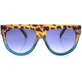 Square Flat Top Oversized Square Sunglasses Women Gradient Summer Style Classic Sun Glasses Big Eyewear UV400 - C6197Y6D76O $...