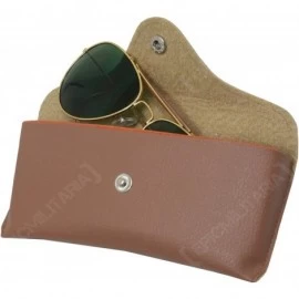 Sport US Vintage Top Gun Pilot Style Aviator Sunglasses with Mirrored- Brown or Green Lenses - Mirrored - CR116T9MO43 $33.91