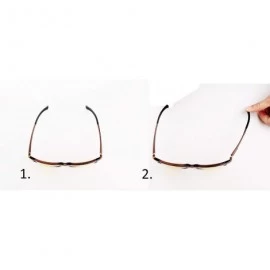 Square Night Vision Driving Glasses Mens Polarized Anti-Glare Eyewear B2293 - 1 Tortoise - CL180M58UHL $28.38