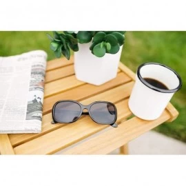 Oversized Readers.com Sun Reader The Cassia Bifocal Reading Sunglasses Plastic Square Style for Women - C81825LE44O $23.05