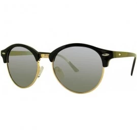 Rimless xc4246 polarized retro half rimless sunglasses man and women - Silver - CO18YLOX9OL $30.99