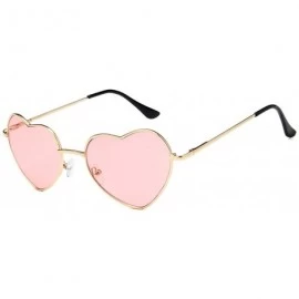 Goggle Fashion Design Love Heart Sunglasses Retro Women Sun Glasses Yellow Pink Gafas Shades Vintage Eyewear UV400 - 6 - C619...