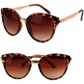 Round Vintage Round Women Sunglasses P4123 - Tortoise - CO182OG2CRT $19.88