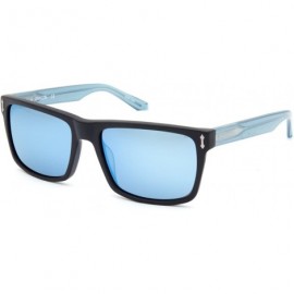 Shield Adult Blindside Sunglasses - Matte Black Blue- 57/18/145 - C112DV09FP3 $70.26