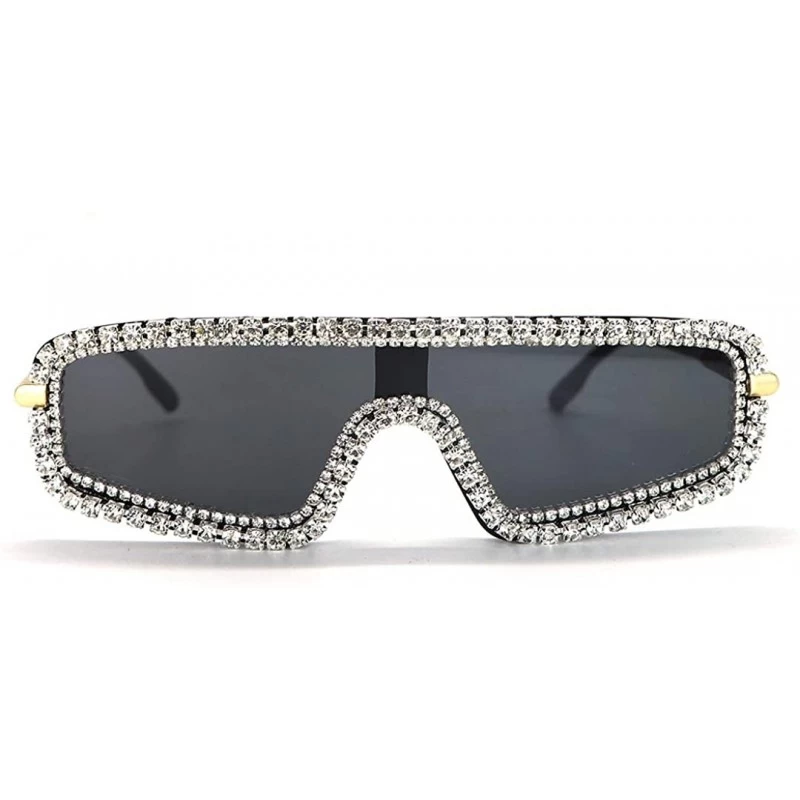 Shield Oversize Shield Visor Sunglasses Flat Top Mirrored Mono Lens - Black - CO18RX8N3Y7 $16.09