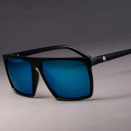 Oval Retro Square Sunglasses Steampunk Men Women Er Glasses Logo Shades UV Protection Gafas - Black Gray - C9199CKO6G9 $23.54