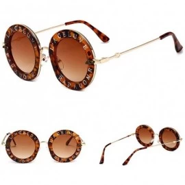Goggle Small Round Sunglasses-Outdoor Fashion Deco-Polarized Eyewear Unisex Goggle - D - CP190ED60X9 $59.64
