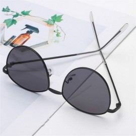 Oval Unisex Fashion Oval Sunglasses Lightweight Plastic Frame Composite Lens Glasses for Outdoor - C219034USUL $16.77