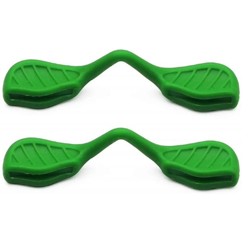 Goggle Two Pieces Replacement Nosepieces Accessories Eyeshade Sunglasses - Green - C118NA3TC8Z $9.72