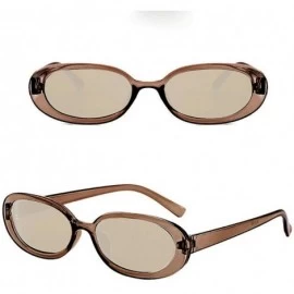 Square Unisex Fashion Small Frame Sunglasses Vintage Retro Irregular Shape Sun Glasses - G - CB1905AWRCT $10.72